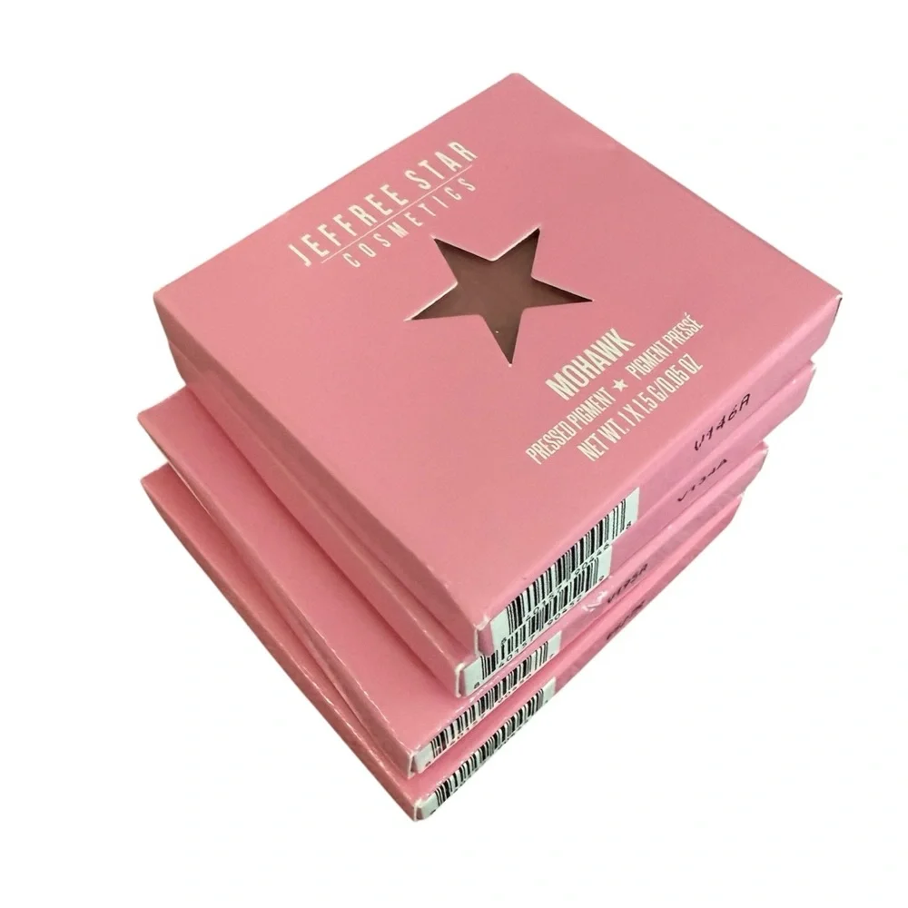 Jeffree Star Bundle of 4 Single Pan Eyeshadow & Pressed Pigment Singles NEW